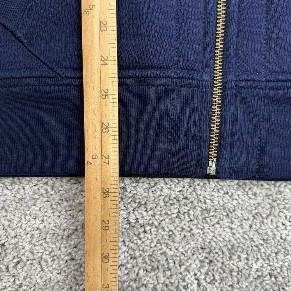 Polo Ralph Lauren Hoodie Men's L Navy Full Zip Heavyweight Fleece Drawstrings
